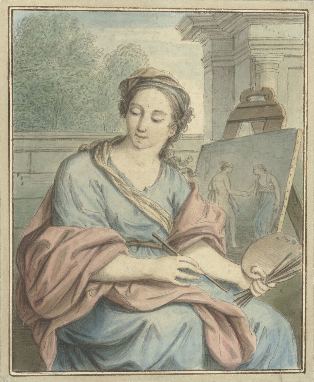 A festészet művészete alkotó: Louis Fabritius Dubourg