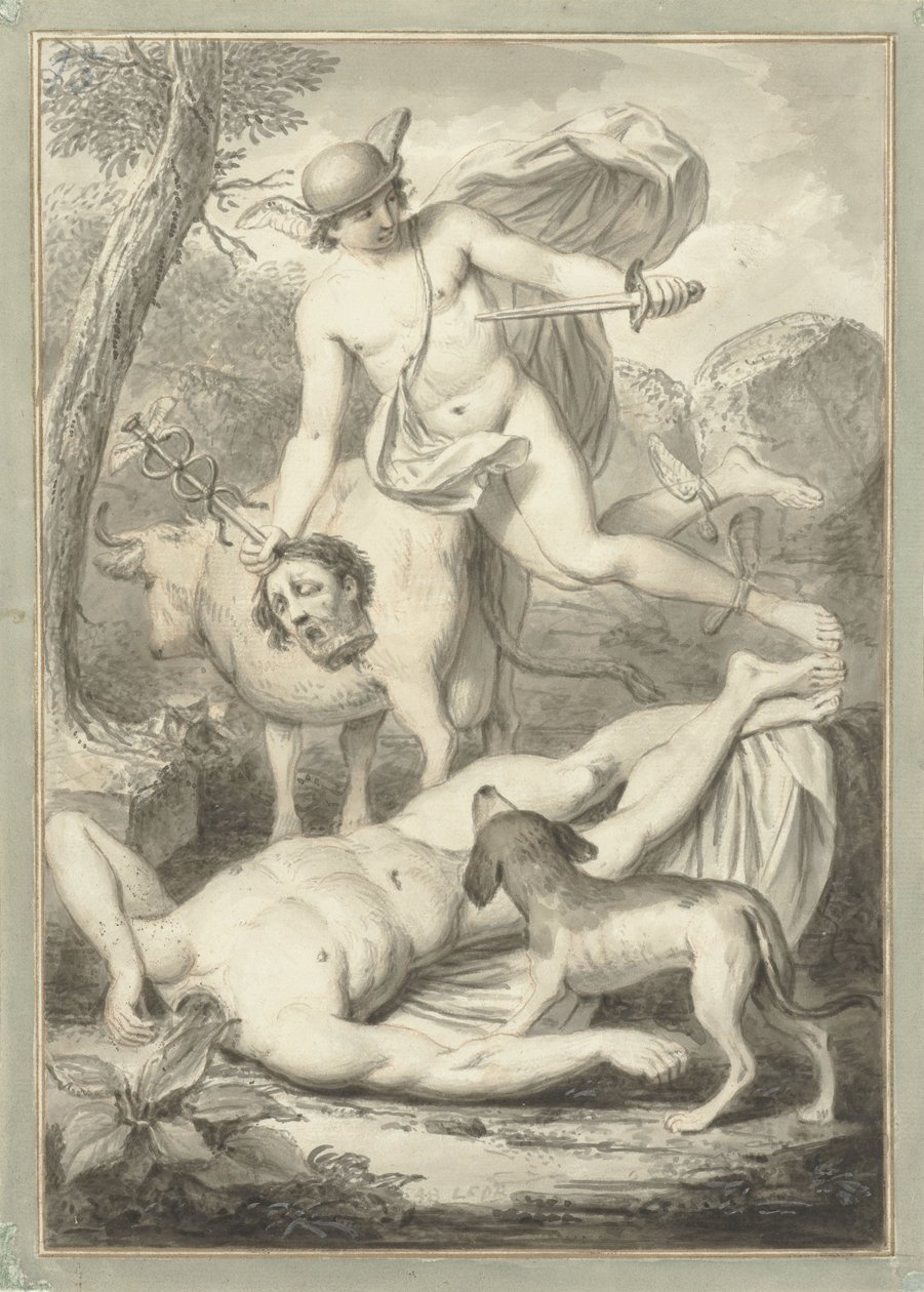 Merkúr Argus fejével alkotó: Louis Fabritius Dubourg
