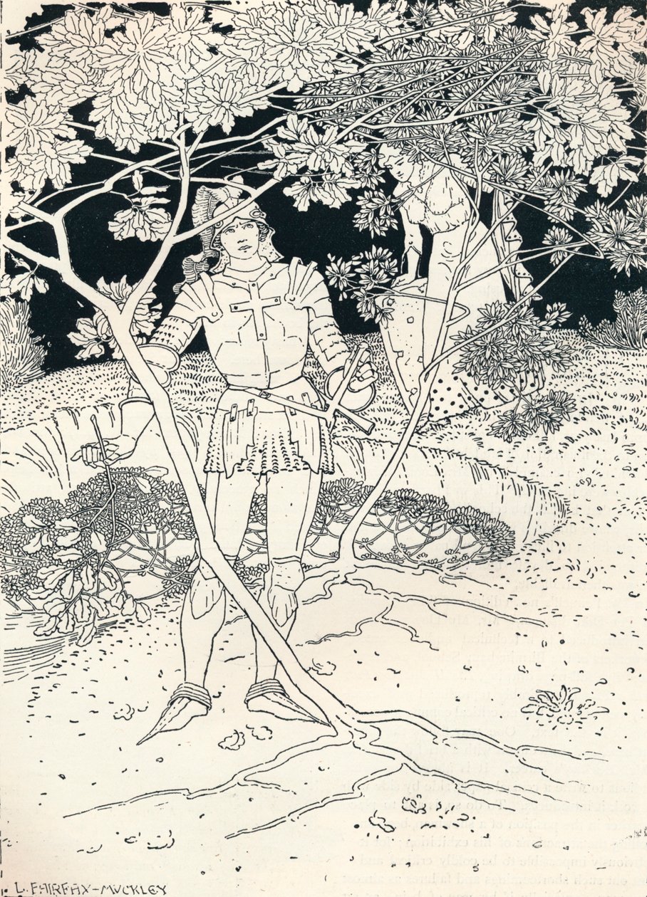 Illusztráció: Spensers Faerie Queene. ének II. 30. vers, c1895 alkotó: Louis Fairfax Muckley