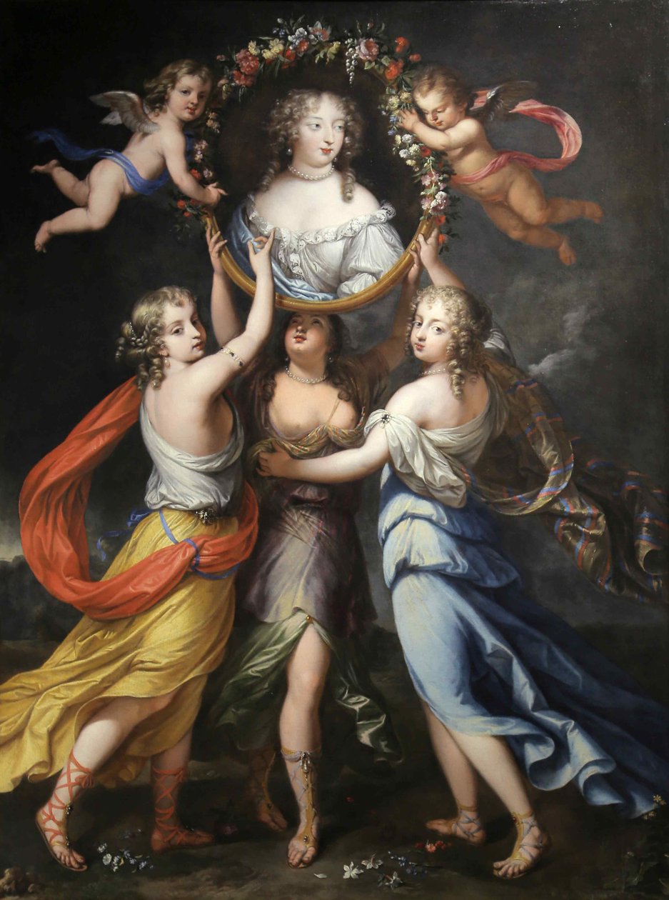 Françoise-Athénaïs de Rochechouart, Montespan marquise 1640-1707, a 17. század második fele. alkotó: Louis Ferdinand Elle the Younger