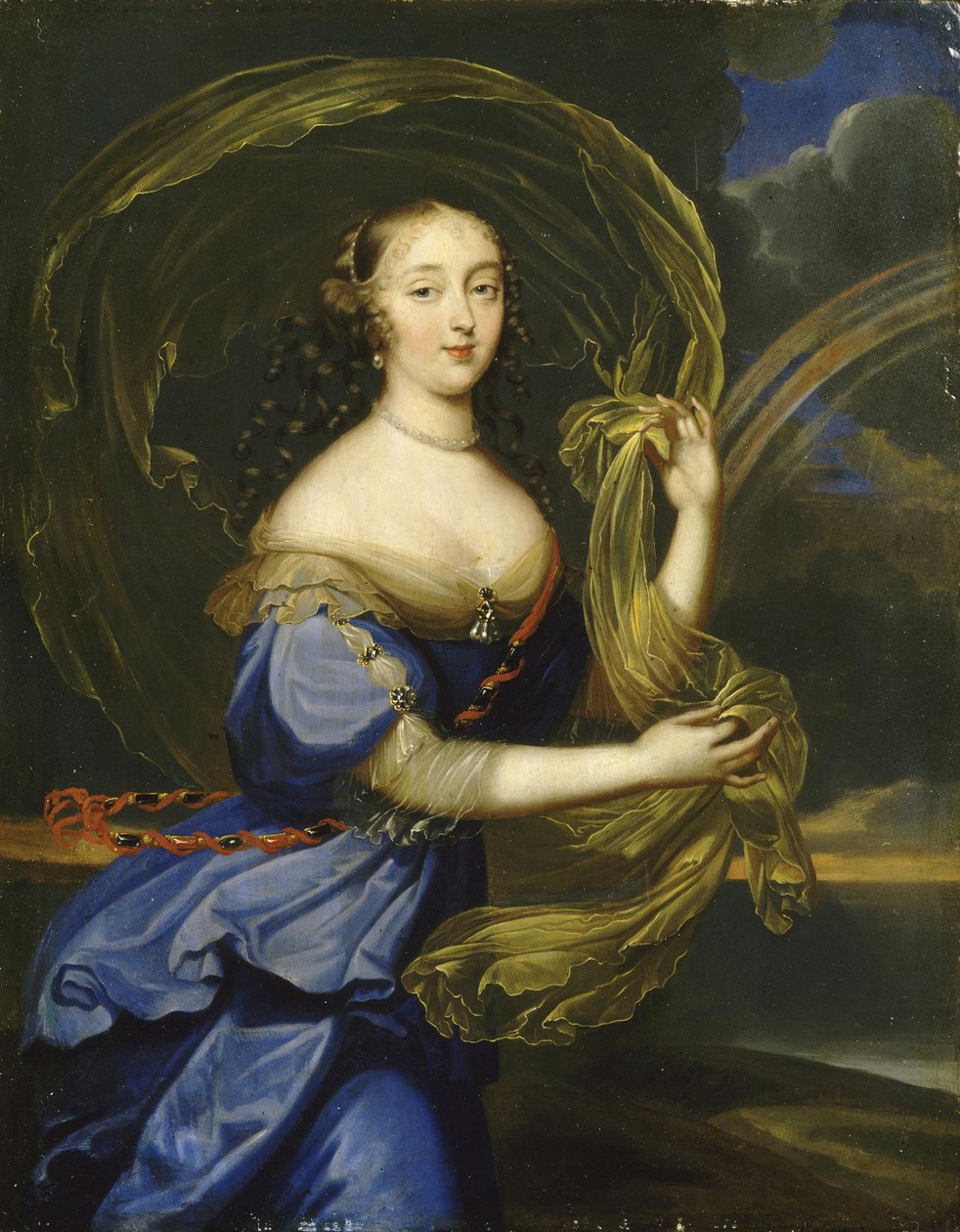 Françoise-Athénaïs de Rochechouart, Marquise de Montespan 1640-1707, mint Iris alkotó: Louis Ferdinand Elle the Younger