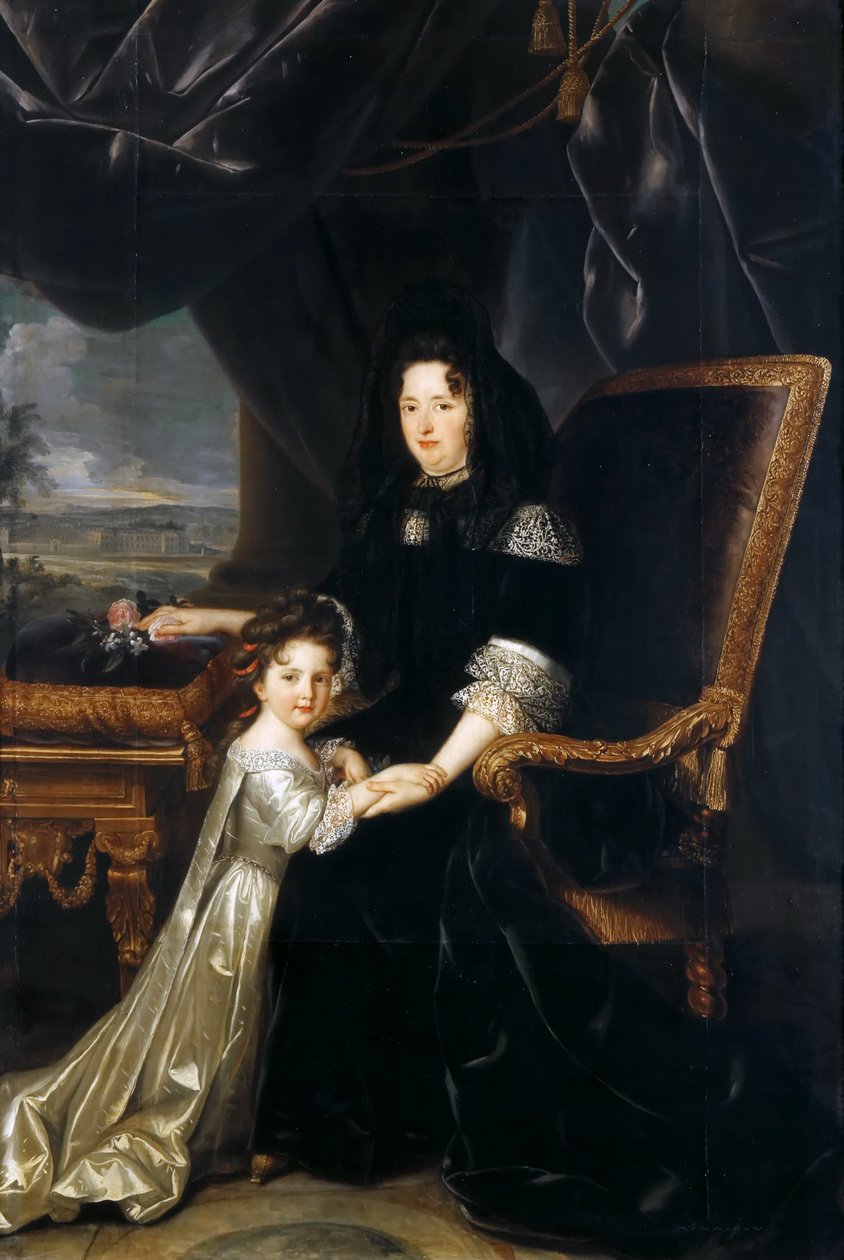 Françoise dAubigné, Marquise de Maintenon 1635-1719 unokahúgával alkotó: Louis Ferdinand Elle the Younger