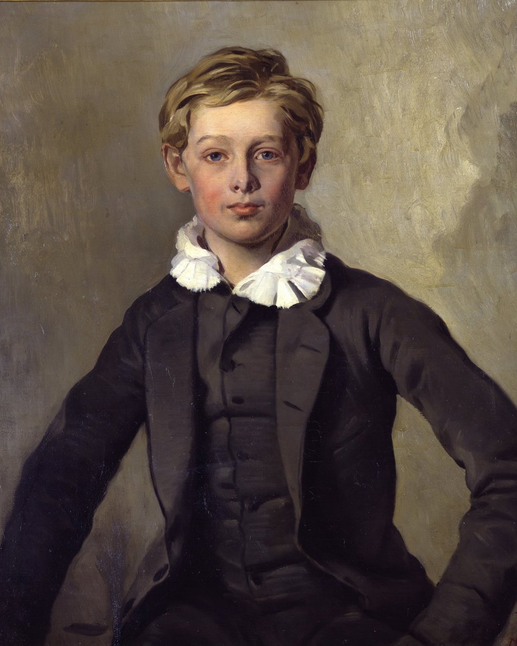 Hans Haubold von Einsiedel gróf portréja, 1855 alkotó: Louis Ferdinand von Rayski