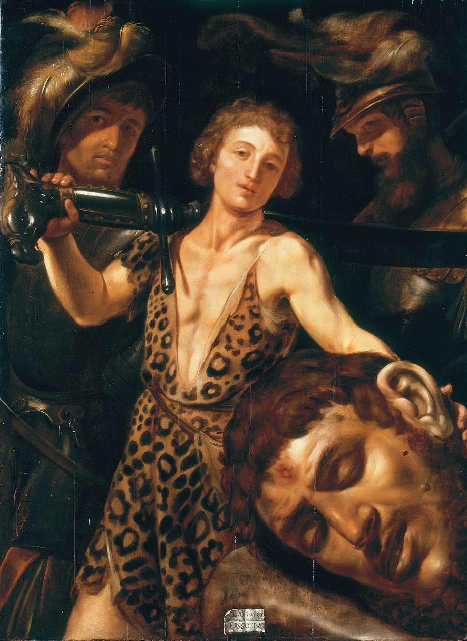 Dávid diadala Góliát felett alkotó: Louis Finsonius or Finson