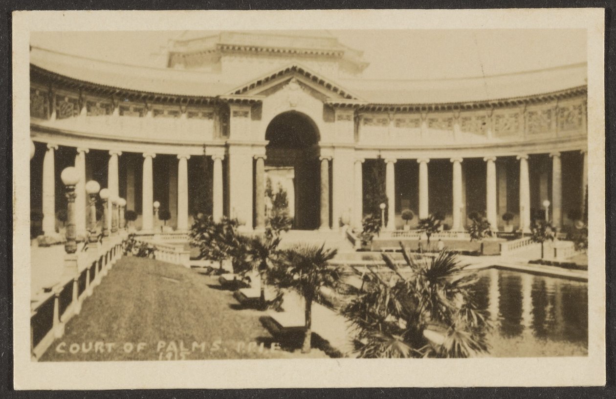 [Court of Palms, Pan Pacific International Exposition (P.P.I.E.)] alkotó: Louis Fleckenstein