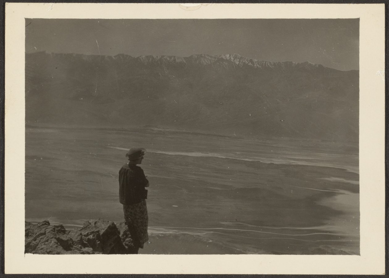 [Figure Overlooking Coast] alkotó: Louis Fleckenstein