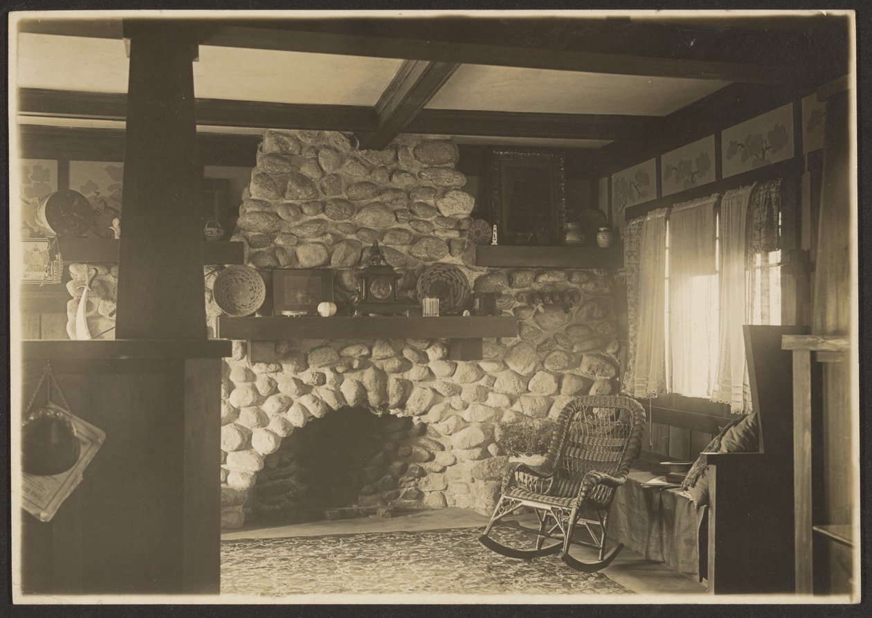 Nappali, Oak Lodge alkotó: Louis Fleckenstein
