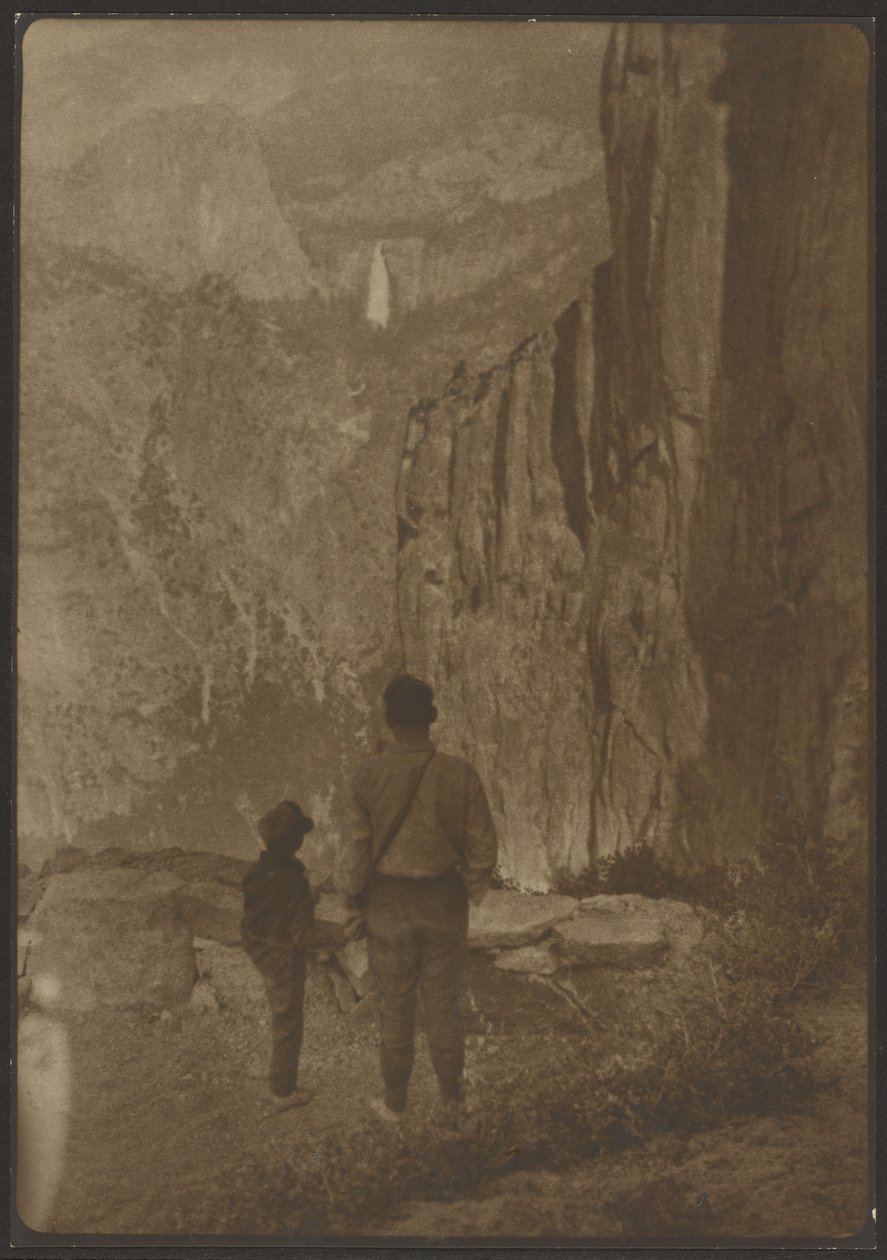 Nevada Falls from Ledge túraútvonal, Yosemite alkotó: Louis Fleckenstein