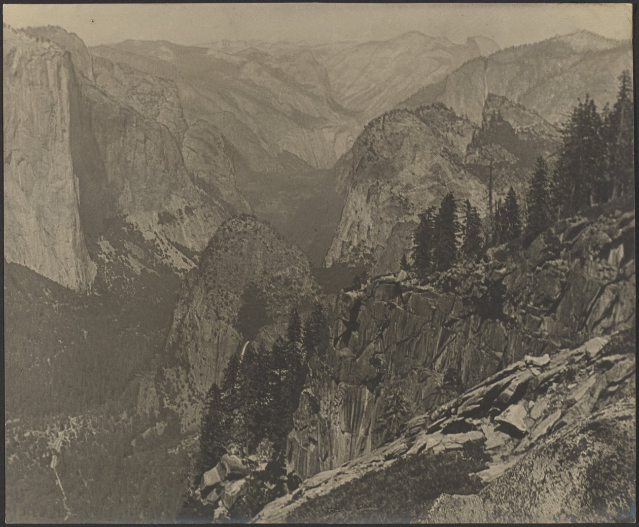 Yosemite - az Artists Point felől alkotó: Louis Fleckenstein