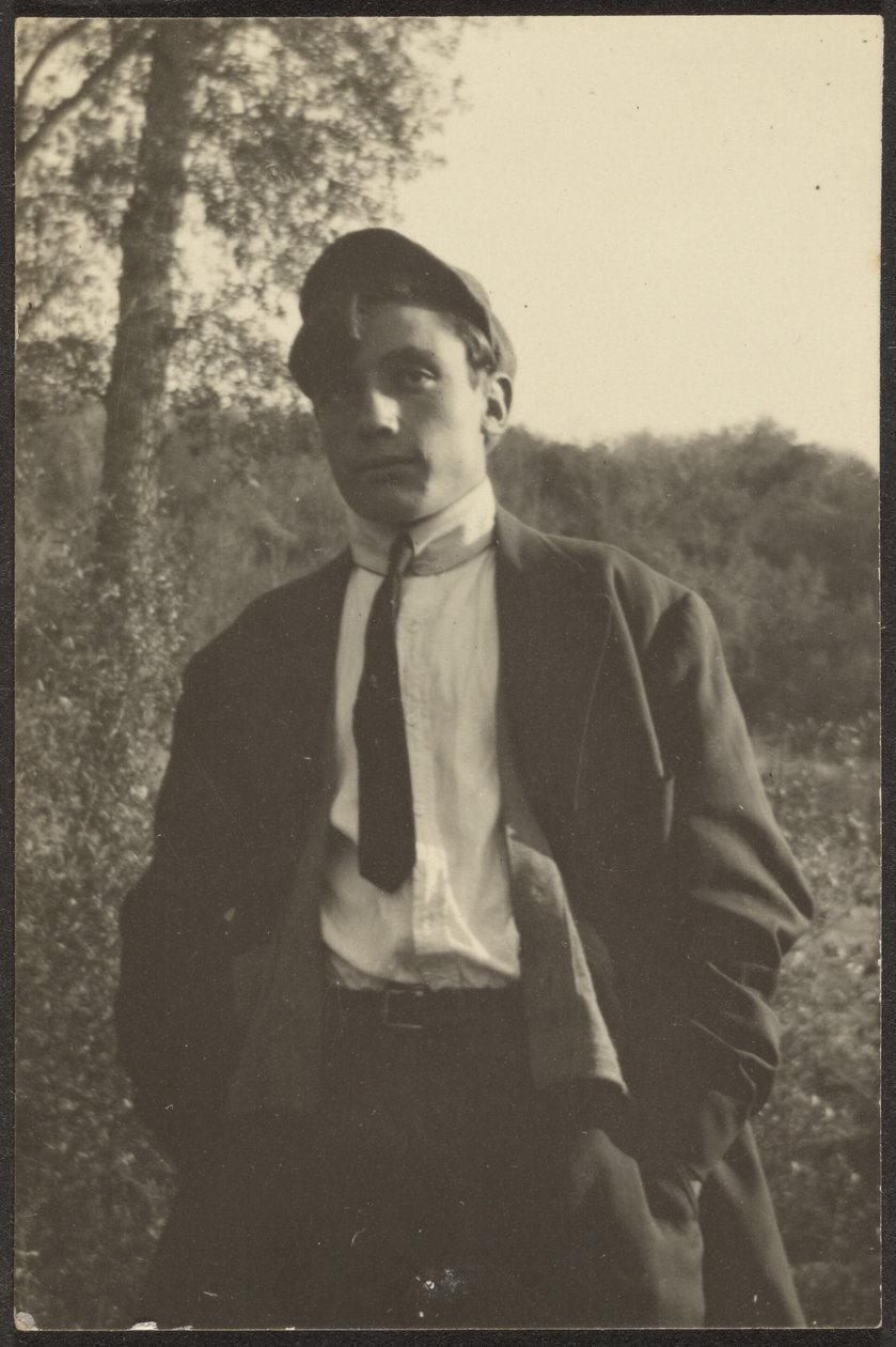 [Fiatalember a mezőn] alkotó: Louis Fleckenstein
