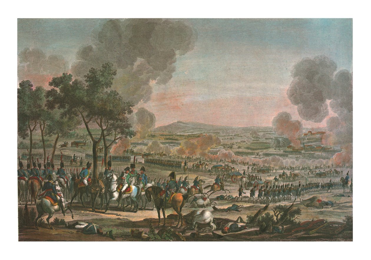 Csata Wagram mellett, 1809. július 7., 1850 körül. alkotó: Louis Francois Mariage