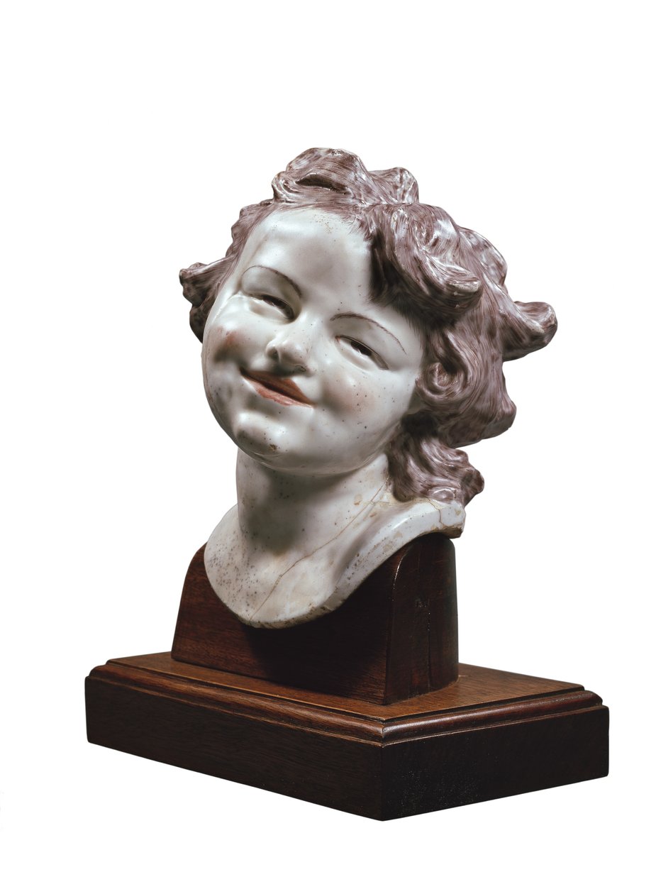 A nevető gyermek vezetője, c. 1752 (porcelán) alkotó: Louis Francois Roubillac