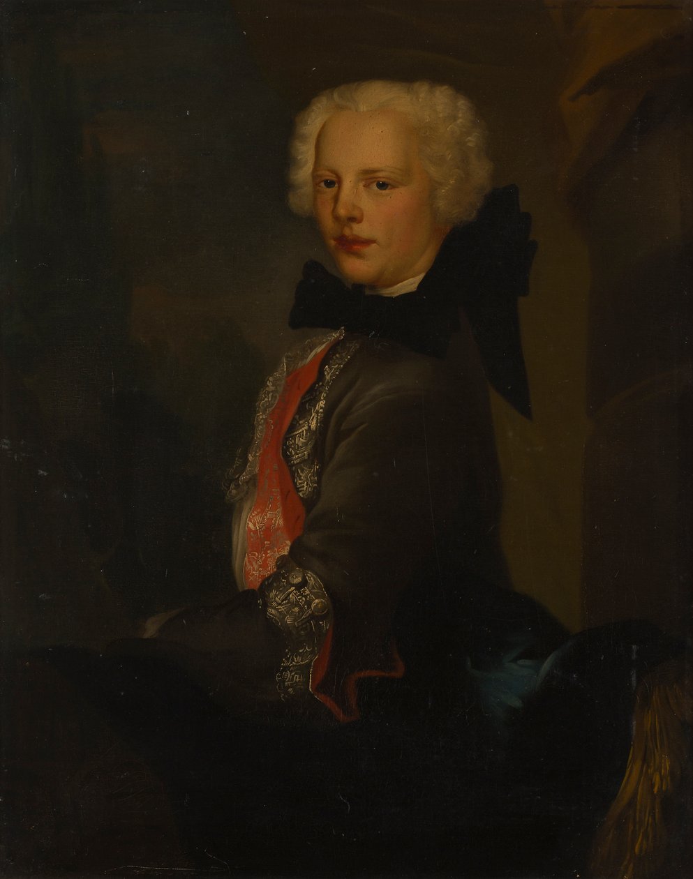 Nemes portréja (olaj, vászon) alkotó: Louis Gabriel (attr.to) Blanchet