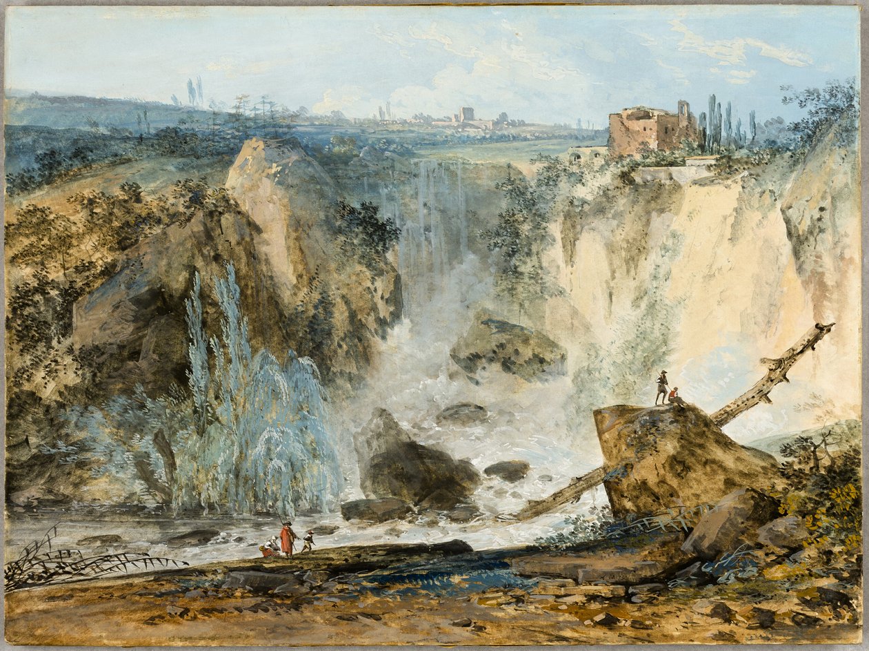Vízesés alkotó: Louis Gabriel Moreau