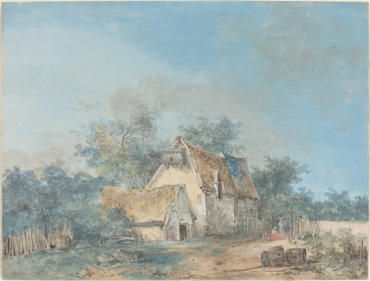 Tájkép alkotó: Louis Gabriel Moreau the Elder