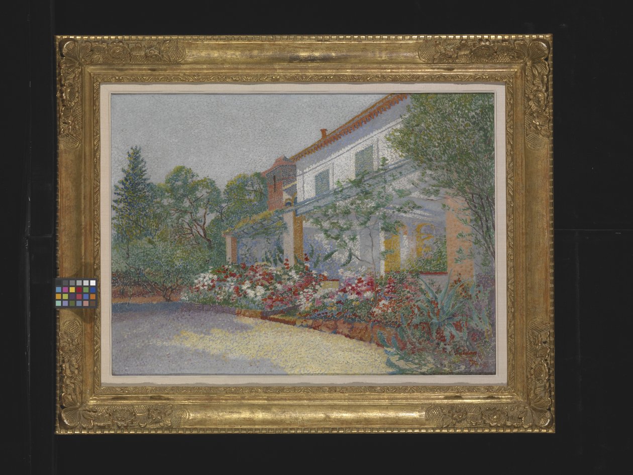 Villa a Midiben, dátum ismeretlen (olaj, vászon) alkotó: Louis Gaidan