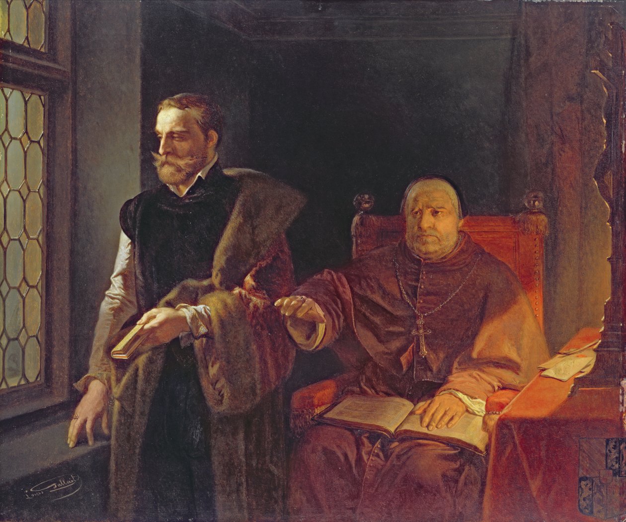 Egmont utolsó órája, 1848 után alkotó: Louis Gallait