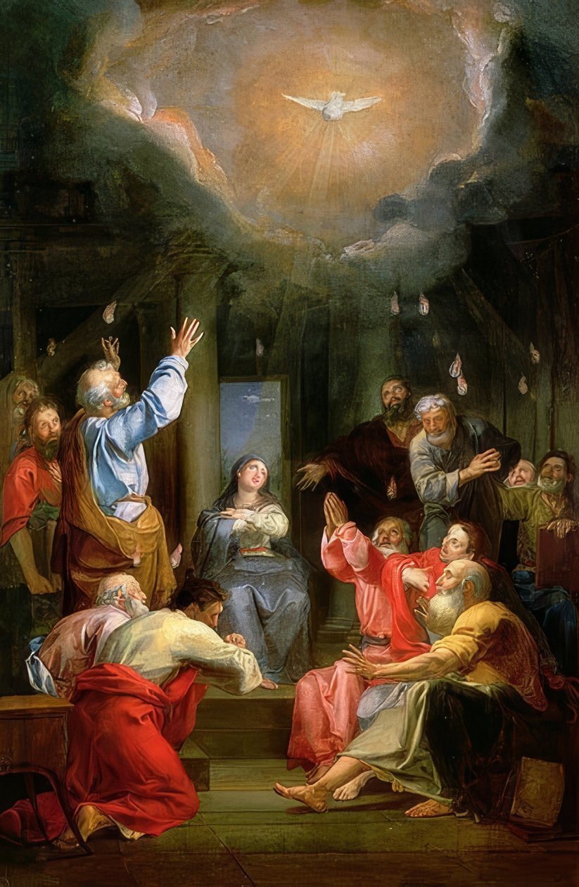 A Szentlélek alászállása (La Pentecôte) alkotó: Louis Galloche