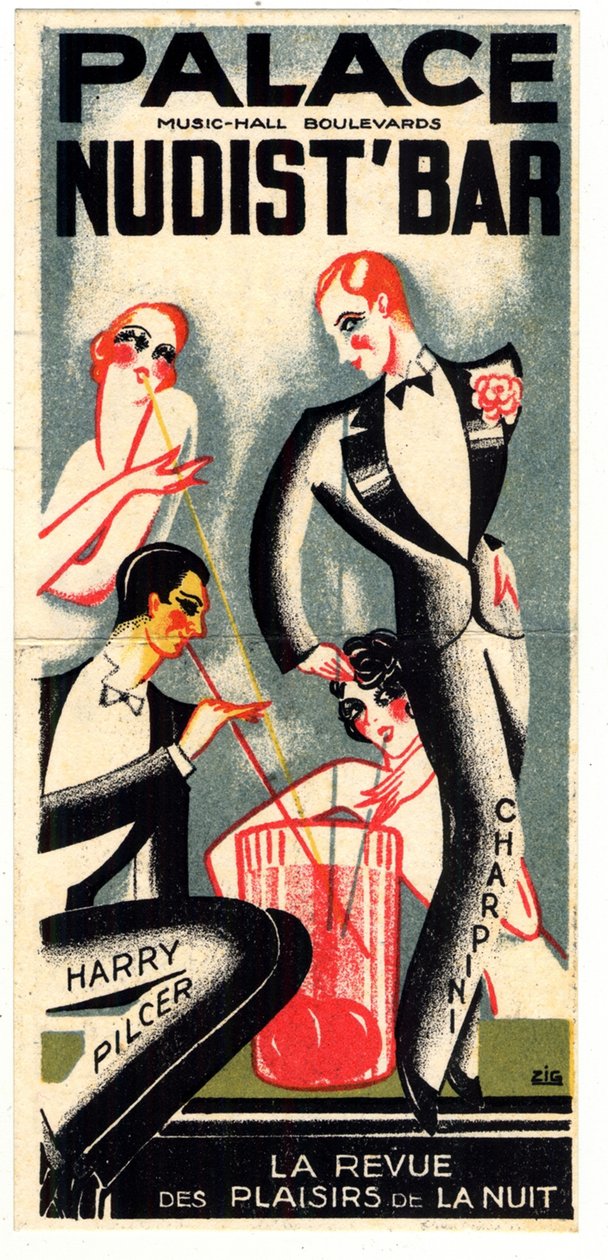 Palace Nudist bár alkotó: Louis Gaudin Zig