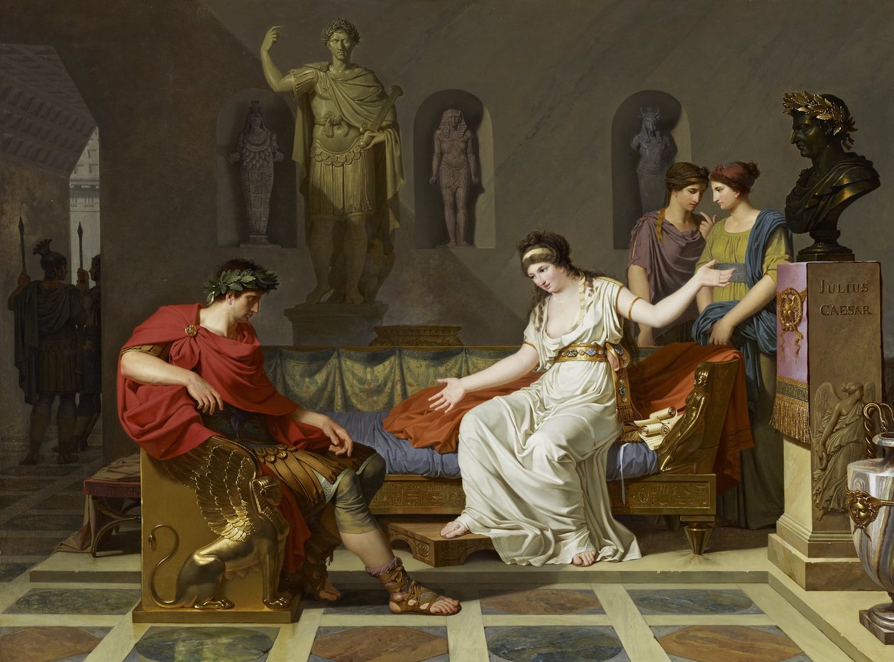 Kleopátra és Octavianus alkotó: Louis Gauffier