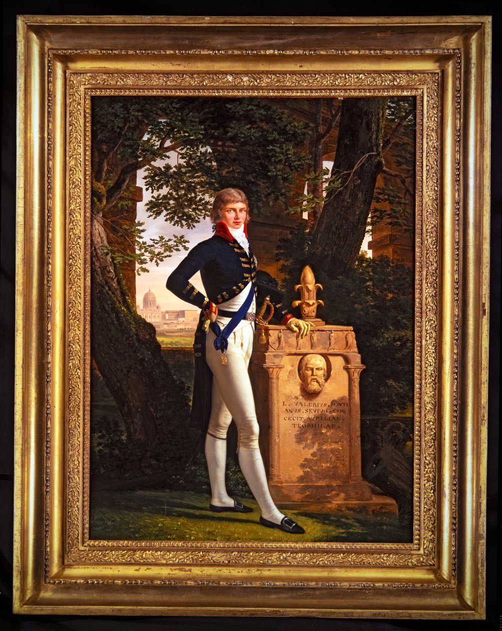 Augustus Frederick herceg, a későbbi sussexi herceg portréja (olaj, vászon) alkotó: Louis Gauffier