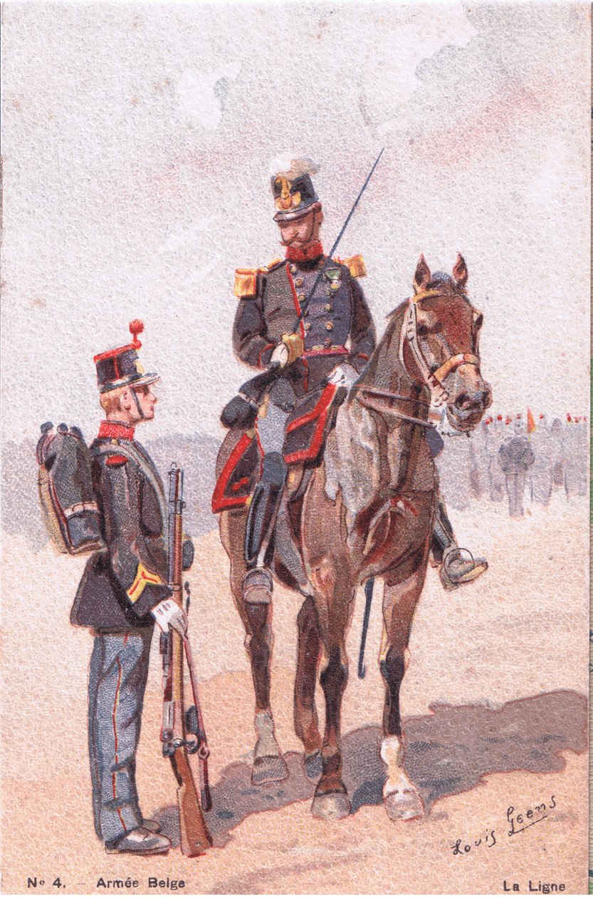 A vonal, Képeslap, 1920-as évek alkotó: Louis Geens