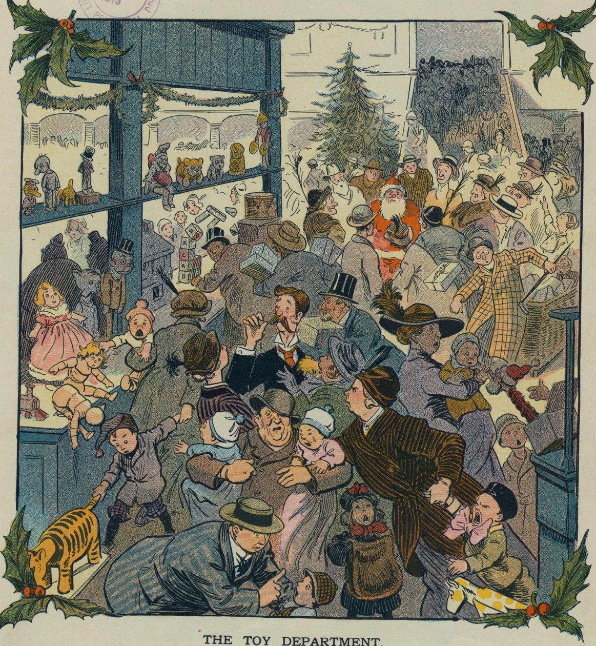 Toy Department, USA 1910-es évek (nyomtatás) alkotó: Louis Glackens