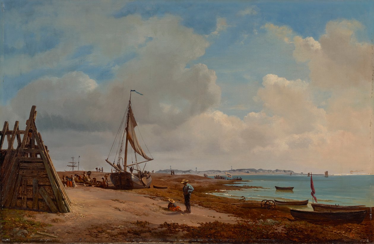 Elba Blankenese közelében alkotó: Louis Gurlitt