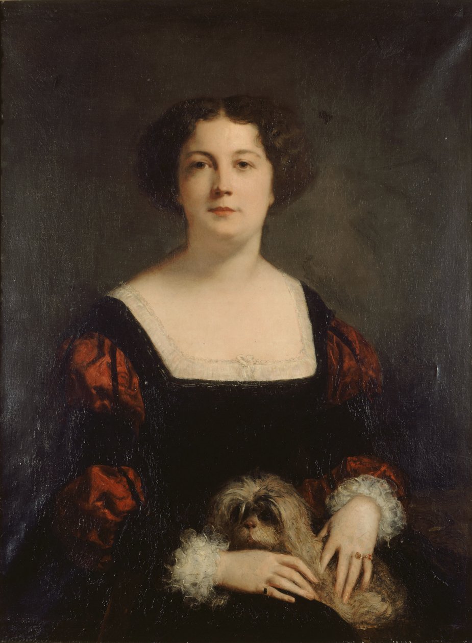 Apollonie Sabatier portréja 1822-1889, c. 1850. alkotó: Louis Gustave Ricard