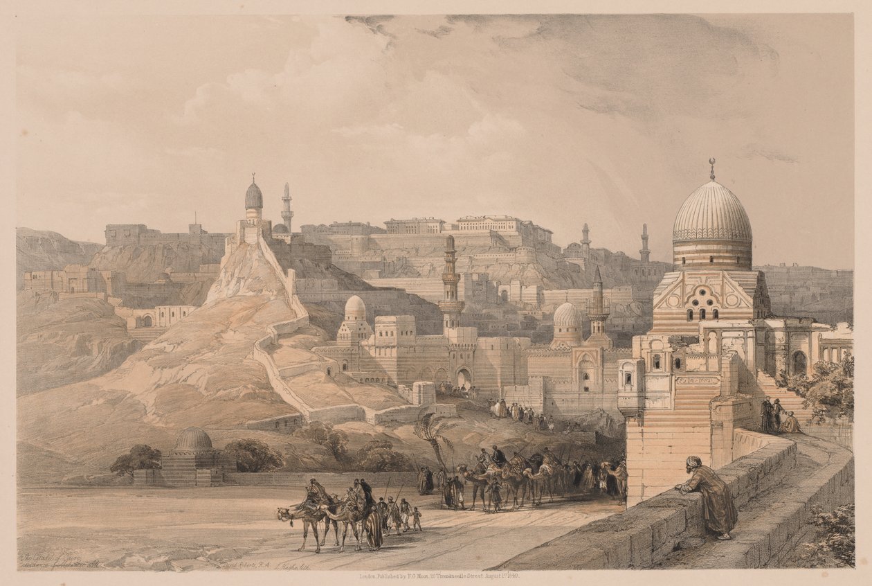 Egyiptom és Núbia: III. kötet – 34. szám, Kairó fellegvára, Mehemet Ali rezidenciája alkotó: Louis Haghe