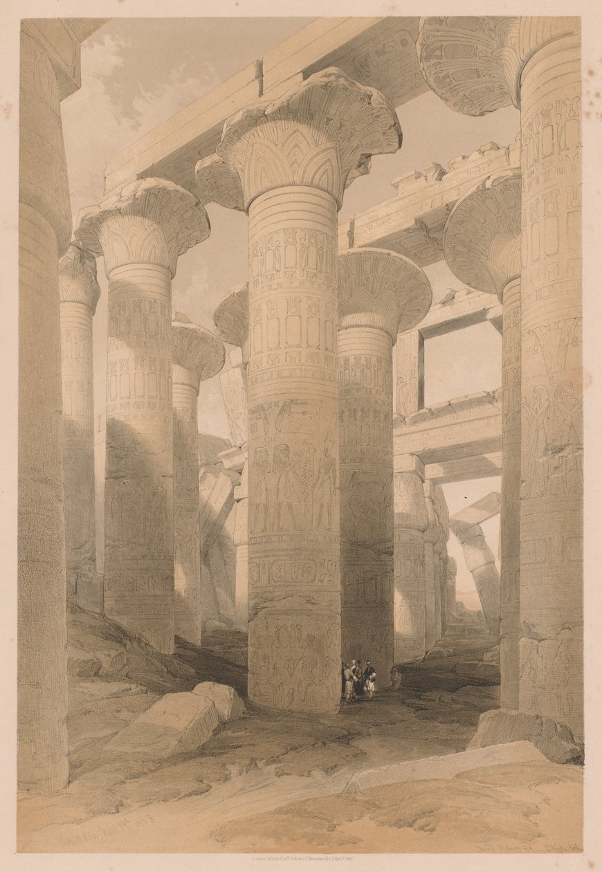 Egyiptom és Núbia: II. kötet – 14. szám, Karnak alkotó: Louis Haghe