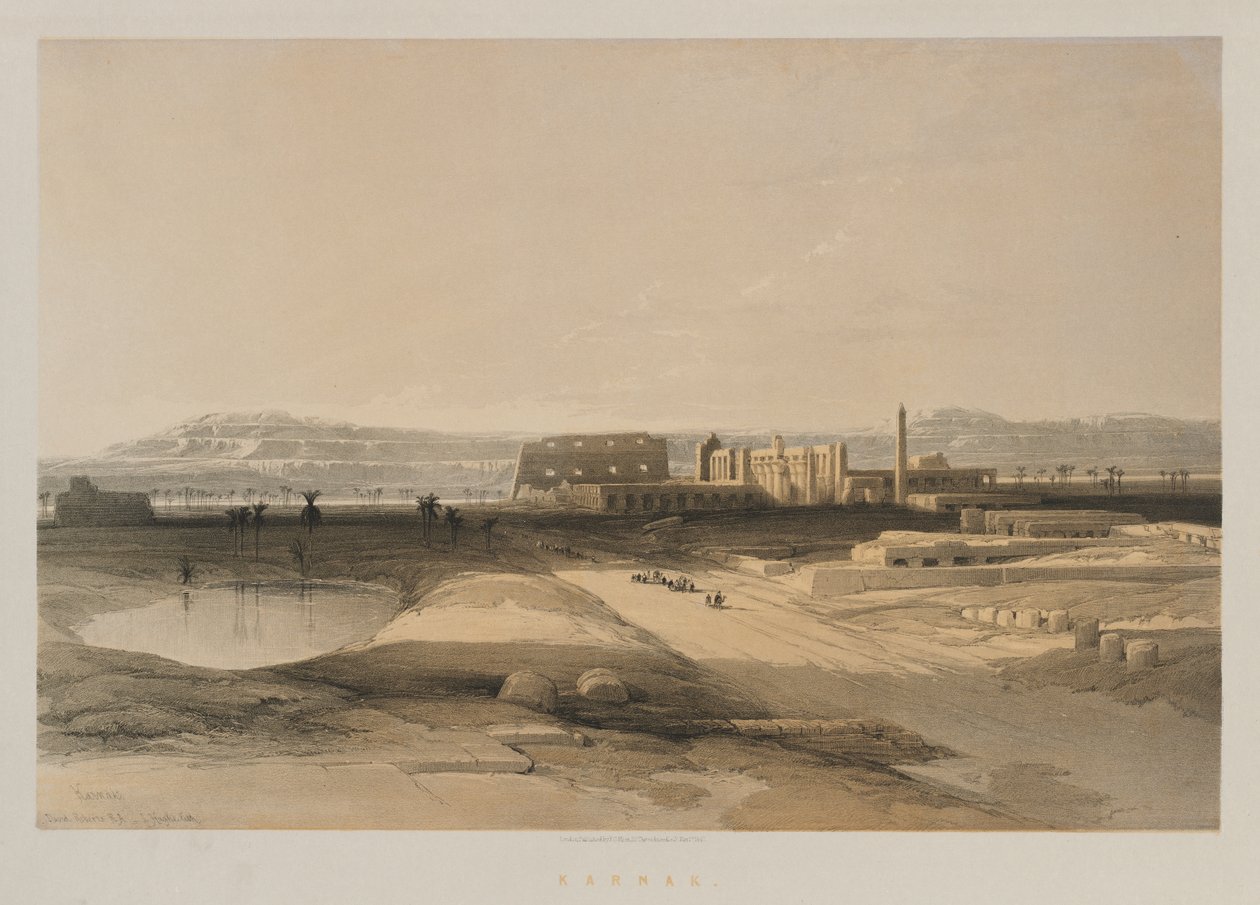 Egyiptom és Núbia, II. kötet: Karnak alkotó: Louis Haghe