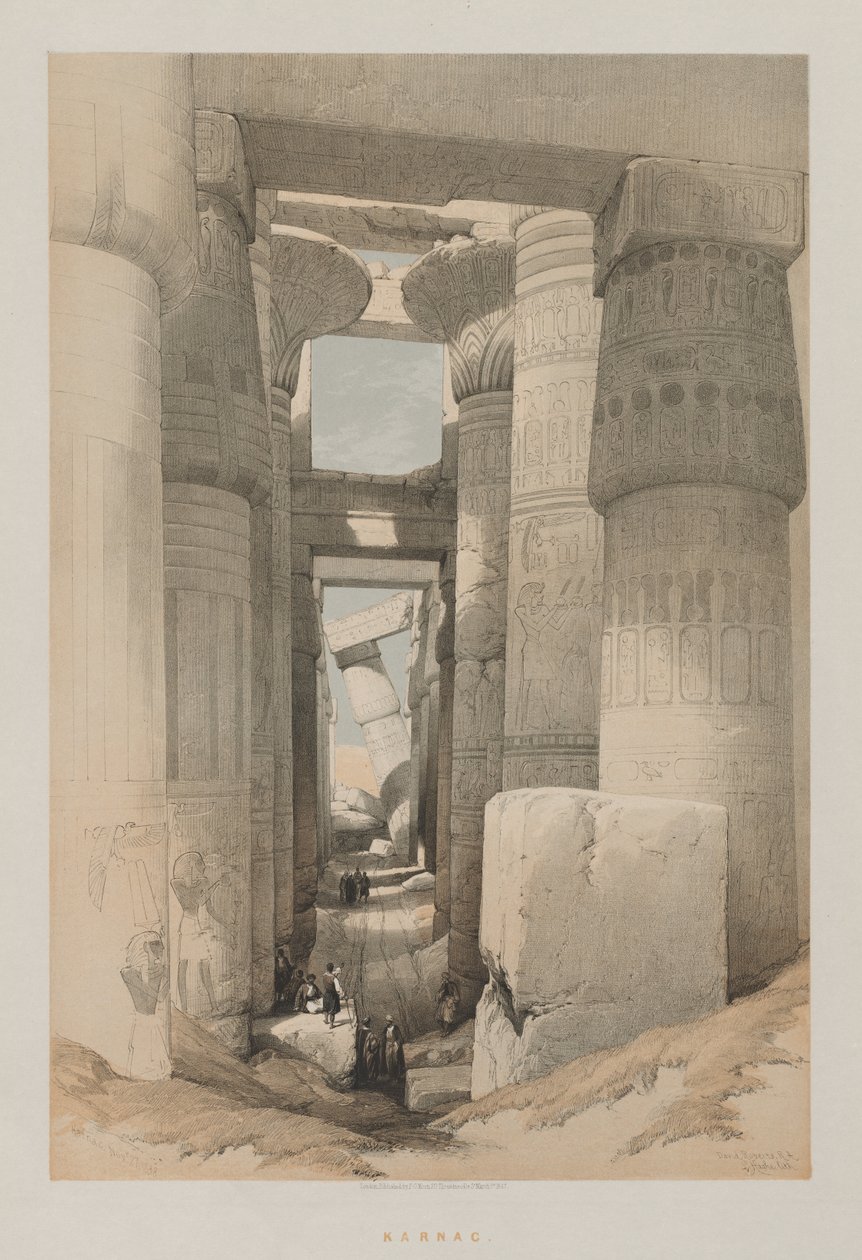 Egyiptom és Núbia, II. kötet: Karnak alkotó: Louis Haghe