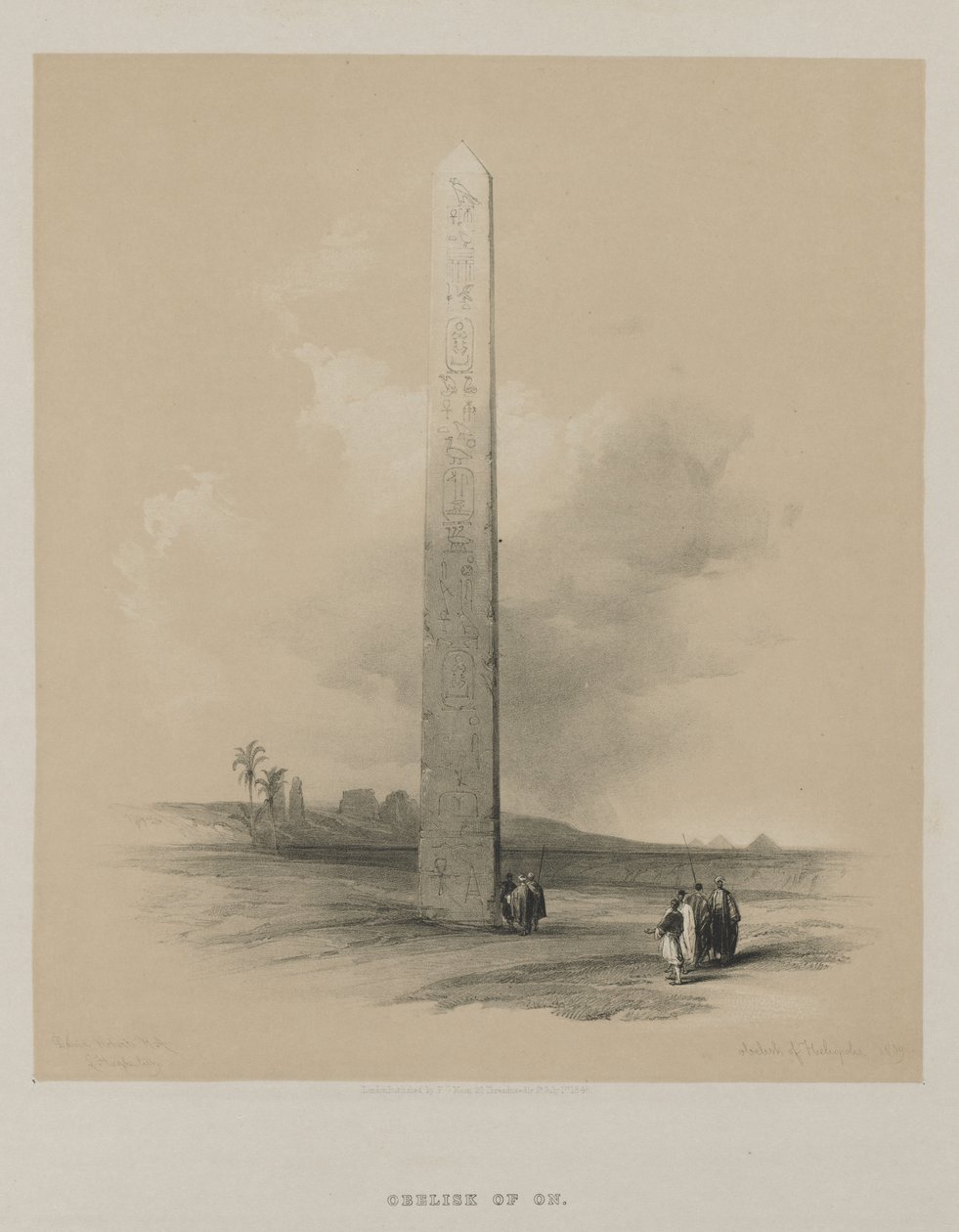 Egyiptom és Núbia, II. kötet: Héliopoliszi obeliszk alkotó: Louis Haghe