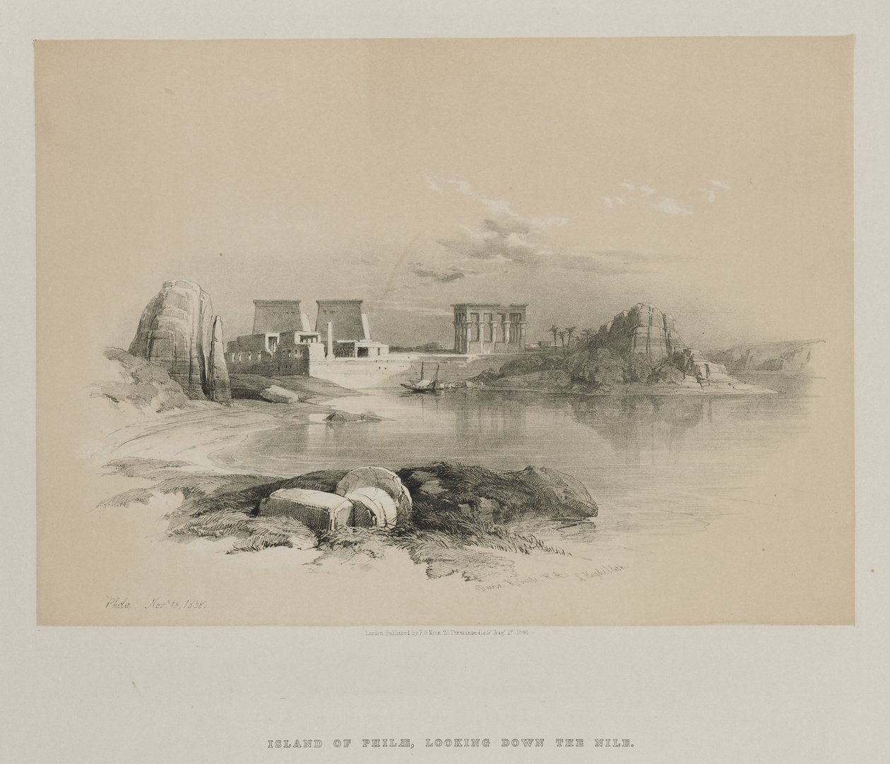 Egyiptom és Núbia, II. kötet: Philae alkotó: Louis Haghe