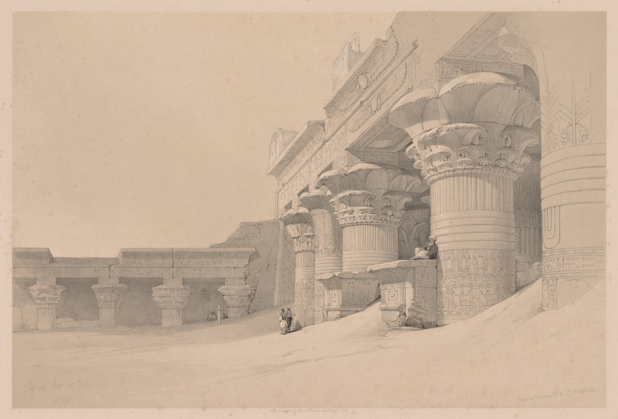 Egyiptom és Núbia: I. kötet – 10. szám, Edfou alkotó: Louis Haghe