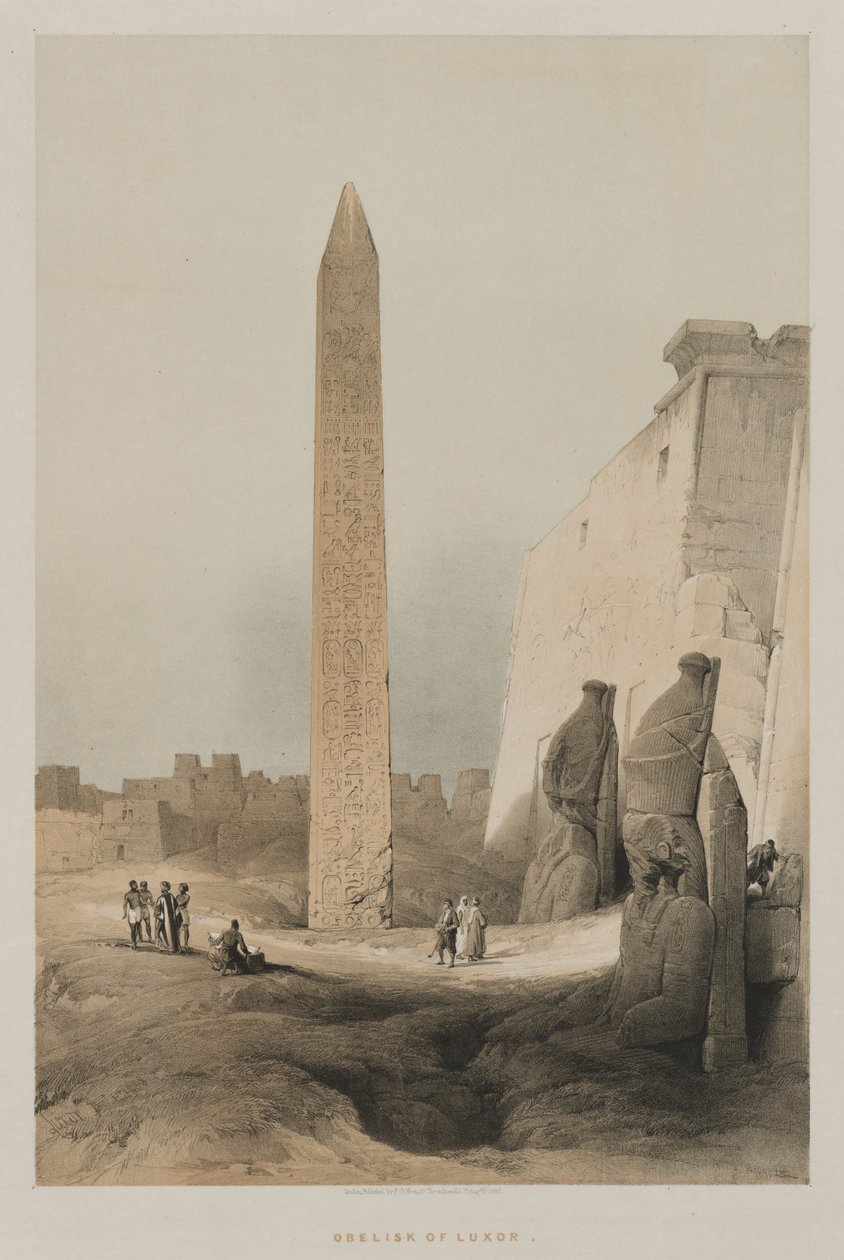 Egyiptom és Núbia, I. kötet: Luxor alkotó: Louis Haghe