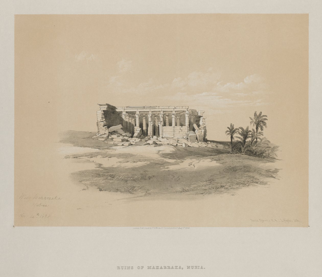 Egyiptom és Núbia, I. kötet: Wady Maharraka, Nubia alkotó: Louis Haghe