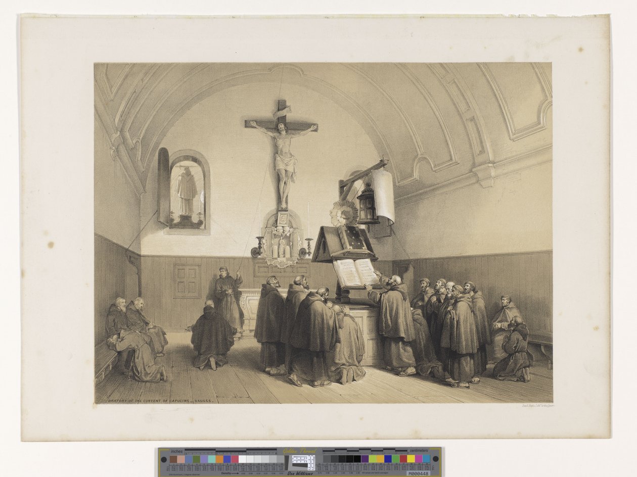 A brugge-i kapucinus kolostor oratóriuma alkotó: Louis Haghe