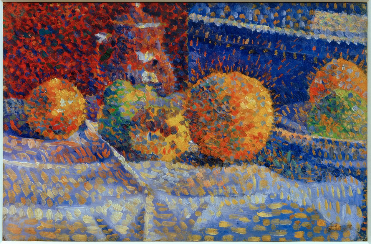 Csendélet naranccsal alkotó: Louis Hayet