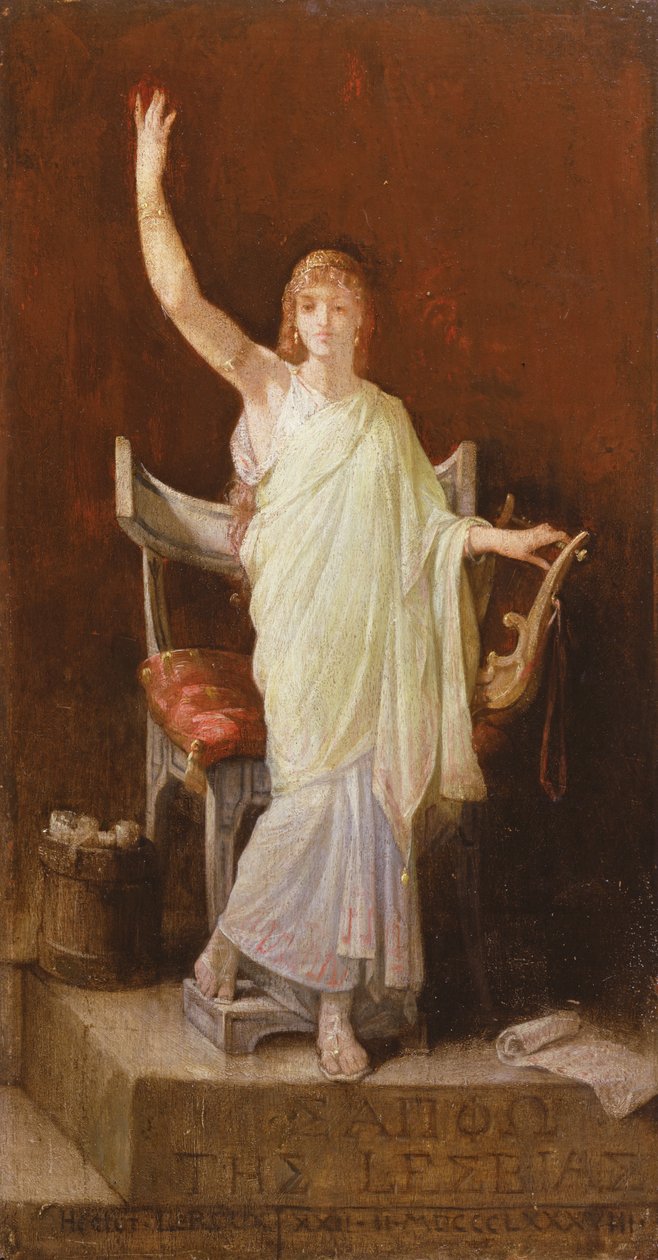 Sappho, 1888 alkotó: Louis Hector Leroux