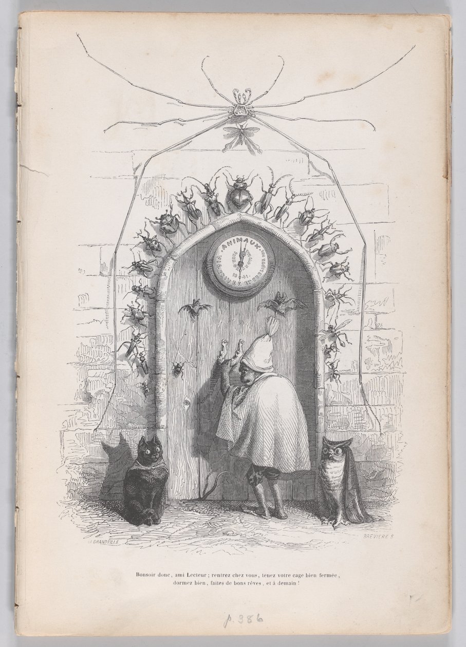 Akkor jó estét, Lecteur barátom... a Scenes from the Private and Publique L... című filmből, kb. 1837-47. alkotó: Louis Henri Brévière