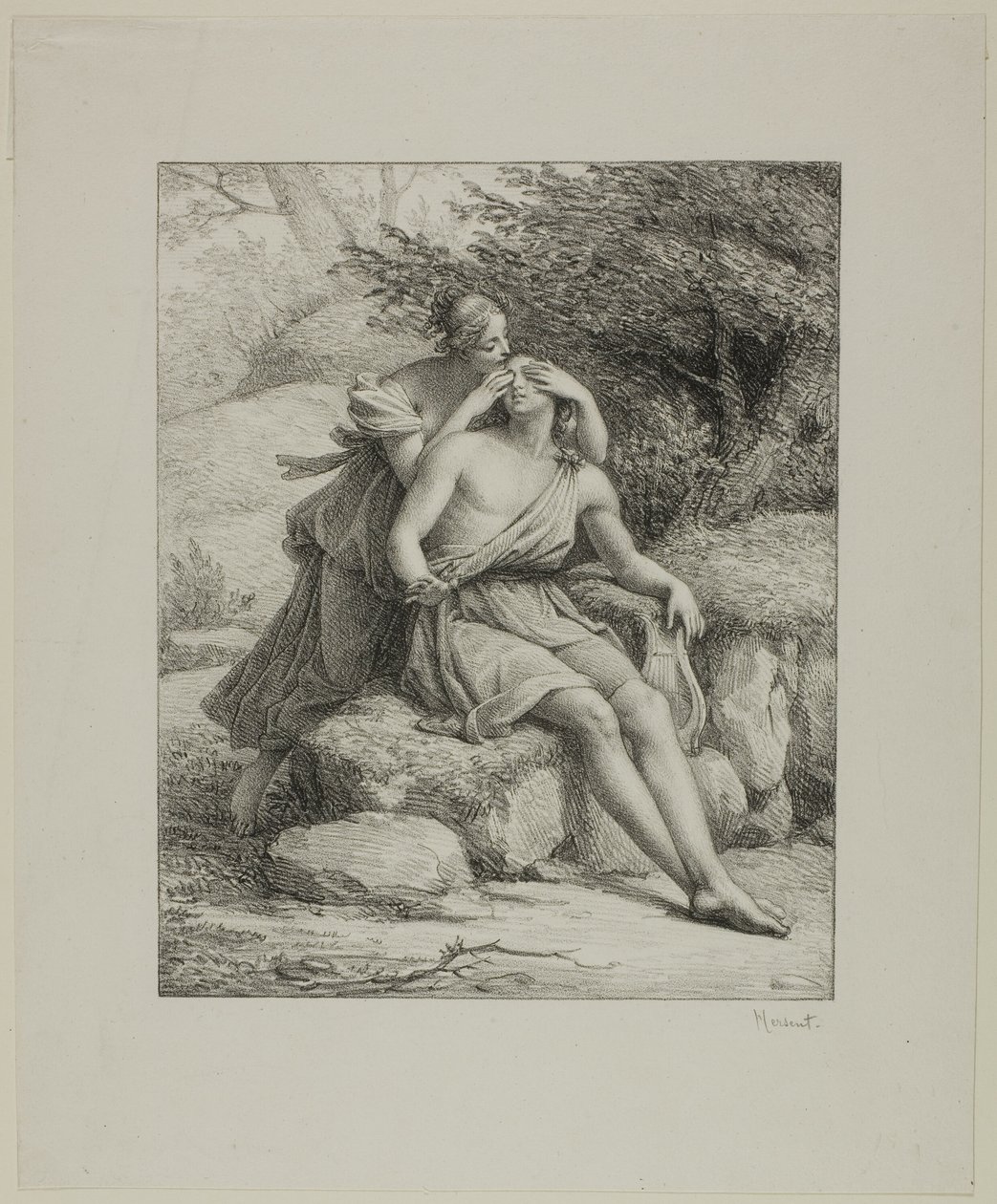 Orpheus és Eurydice alkotó: Louis Hersent