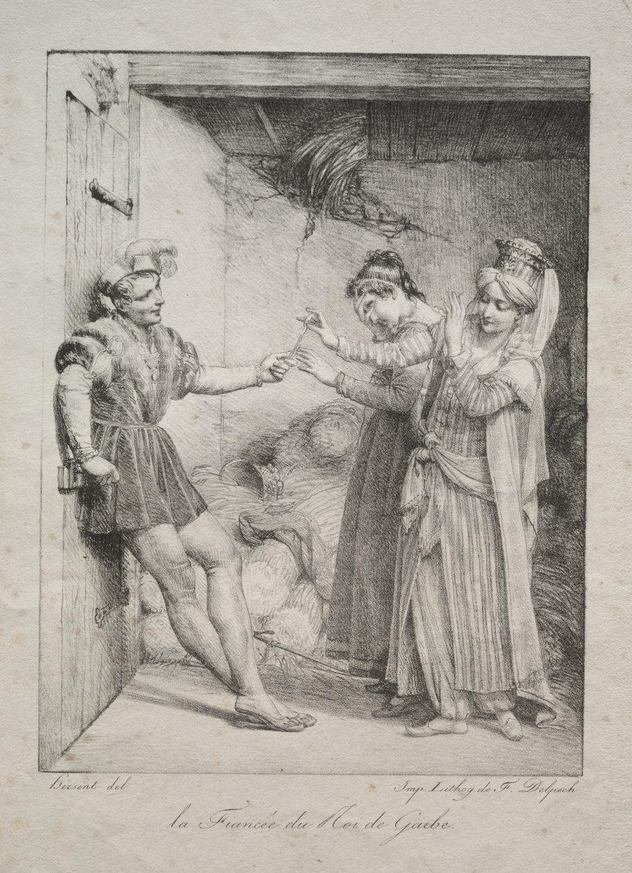 Garbe király menyasszonya, 1800. alkotó: Louise Marie Jeanne Hersent