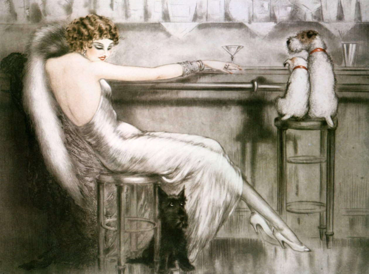 Könyv illusztráció alkotó: Louis Icart