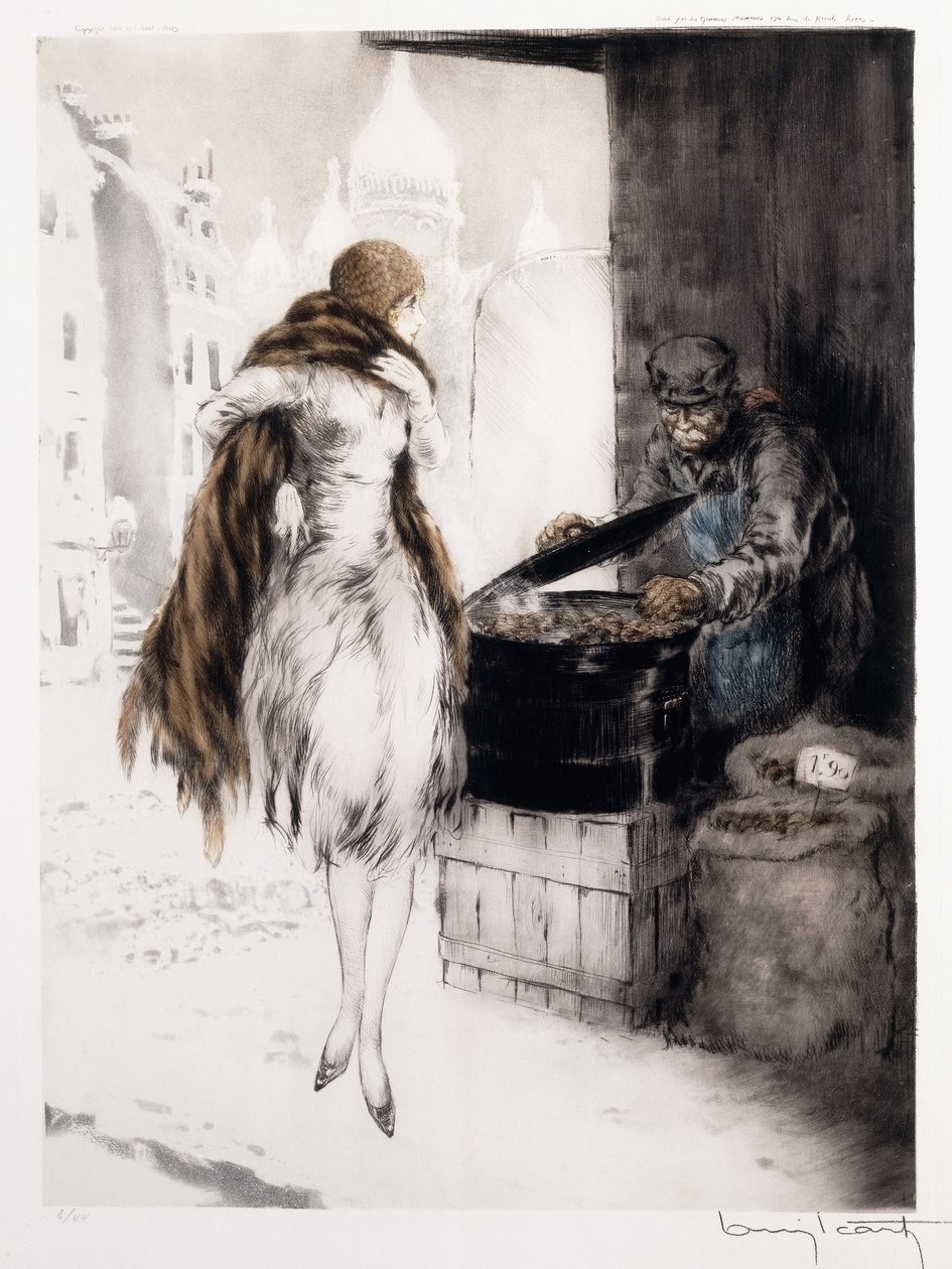 Gesztenye eladó alkotó: Louis Icart