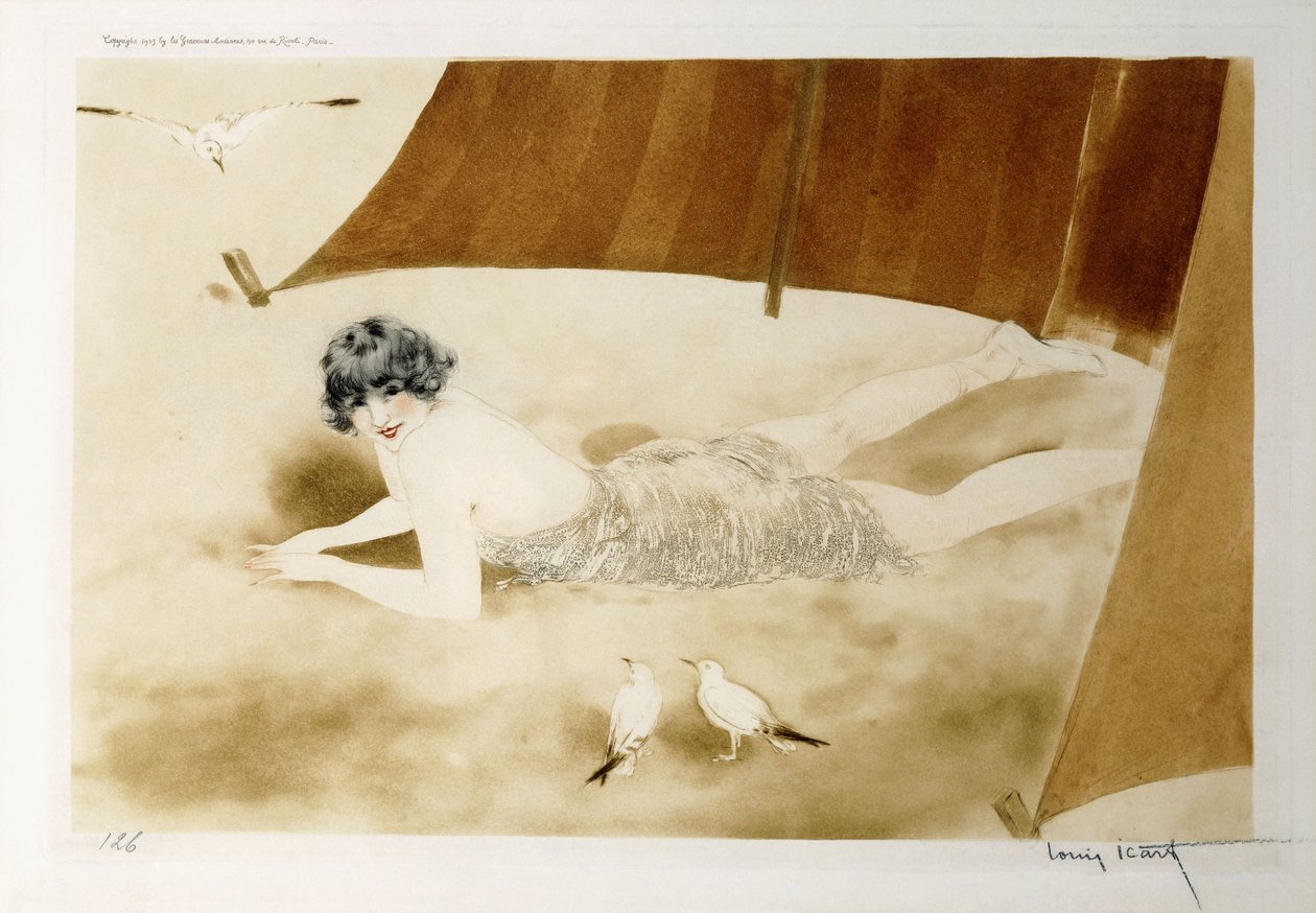 A tengerparton alkotó: Louis Icart