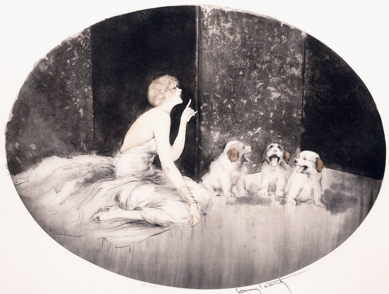 Éneklecke alkotó: Louis Icart