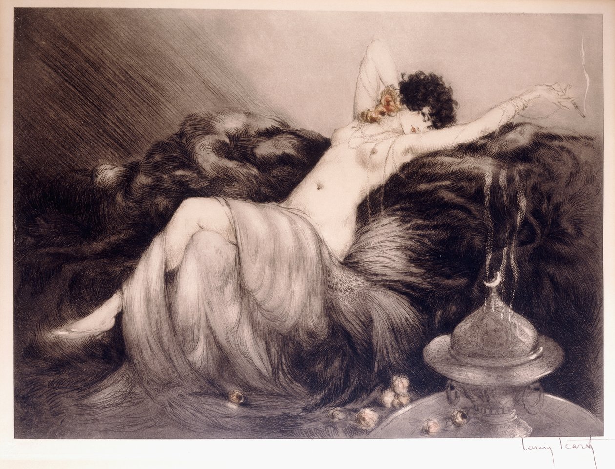 Füst; Fumee alkotó: Louis Icart