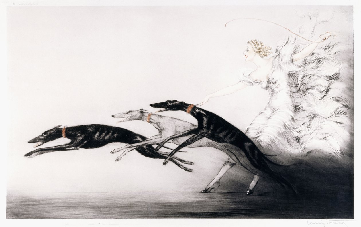 Sebesség II alkotó: Louis Icart